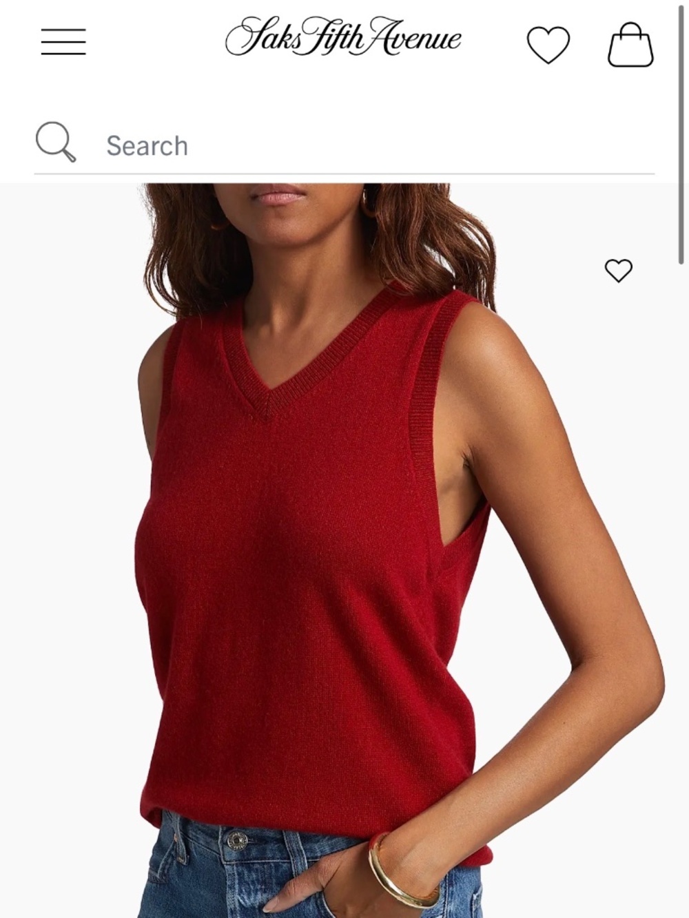 Reformation Cashmere tank vest